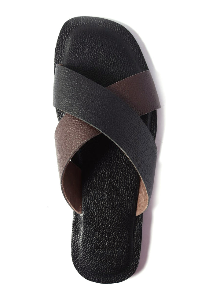 cross strap pure leather kolapuri handmade shoe