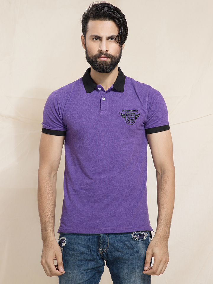 Polo Shirt Slimfit Purple