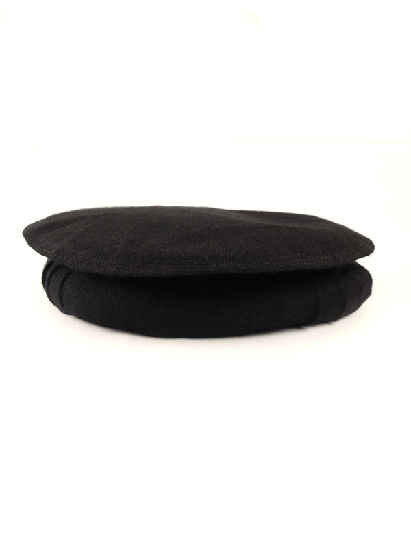 black pure Yak wool cap