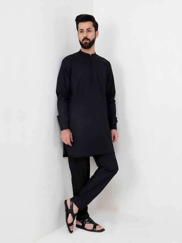 black men's kurta trouser