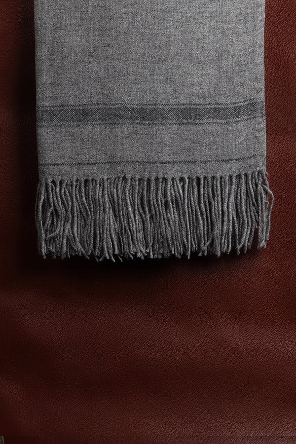 Mangolian Angora Wool SHAWL GRAY