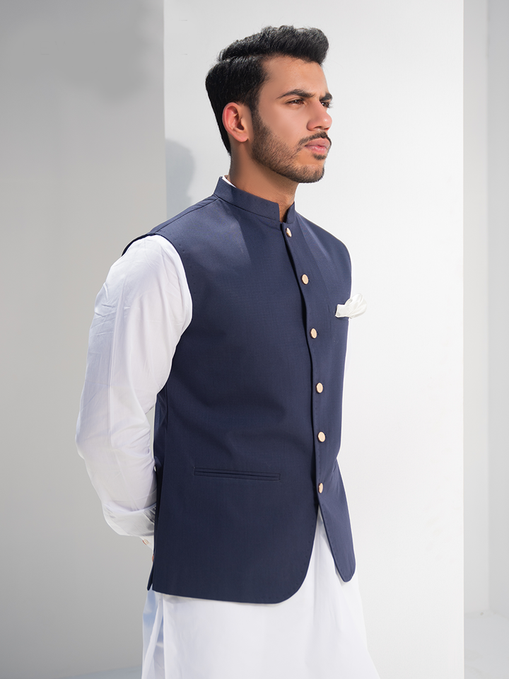 Waist 2025 coat blue